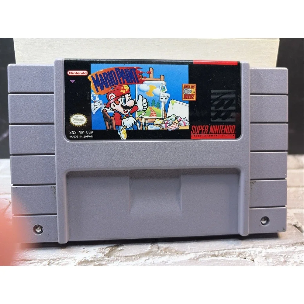 Mario Paint OEM (Super Nintendo, SNES) CLEAN T&W